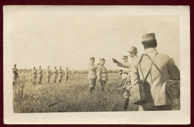 ANCIENNE CPA GROUPE Soldat 132 Eme Régiment Souvenir Militaire Guerre