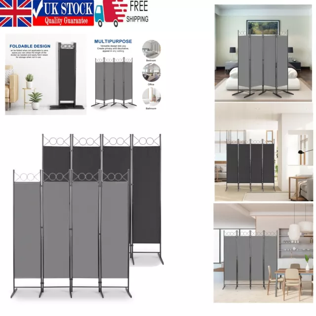 6FT Folding 4Panels Home Room Divider Freestanding Wall Privacy Screen Protector