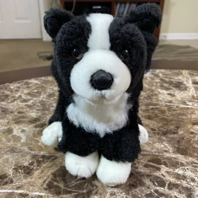 Animal Alley Toys r us Border Collie Dog No Swing Tag Collectable Cute Soft