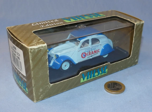 NOREV HACHETTE 1/43 Citroën 2 CV AZU 1955 Huile Lesieur Voiture