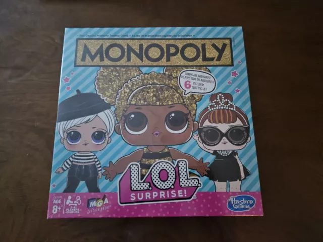 Monopoly LOL Surprise Edition Board Game for Ages 8 NEW & SEALED