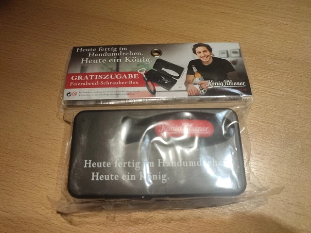 "König Pilsener" Handschrauber-Set im Kasten 7-tlg. Selten Sammlerstück in OVP