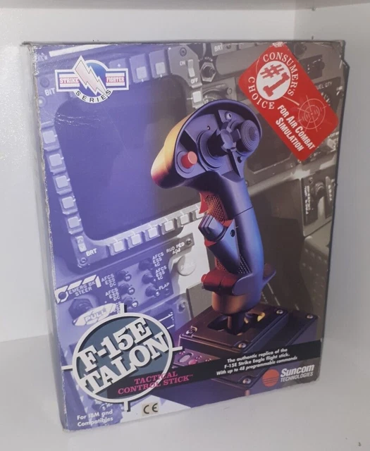 Suncom F-15E TALON TACTICAL CONTROL STICK - PC Retrogaming BOXED Joystick