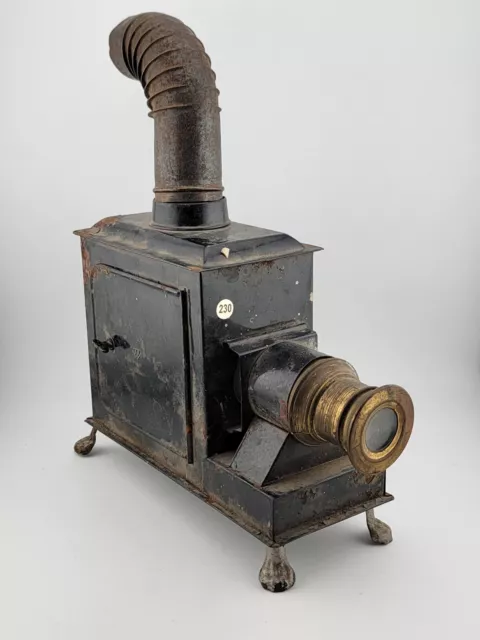 Rare Antique C 1890 Gebruder Bing Germany Magic Lantern Slide Projector.