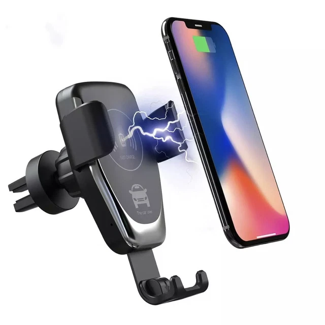 Wireless Charger Qi Auto Handyhalterung KFZ Halter für iPhone Samsung Universal