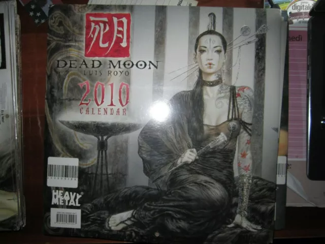 Heavy Metal Presenta Dead Moon Luis Royo 2010 Calendar Sigillato Sold Out