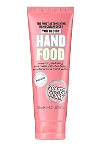 Soap & Glory HAND FOOD HAND Cream Moisturising - 125ml- Brand New