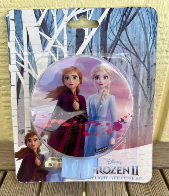FROZEN II ELSA and Anna Plug In Wall LED Night Light Disney NEW 8.95