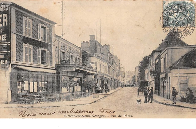 94. n°206281. villeneuve saint georges. rue de paris