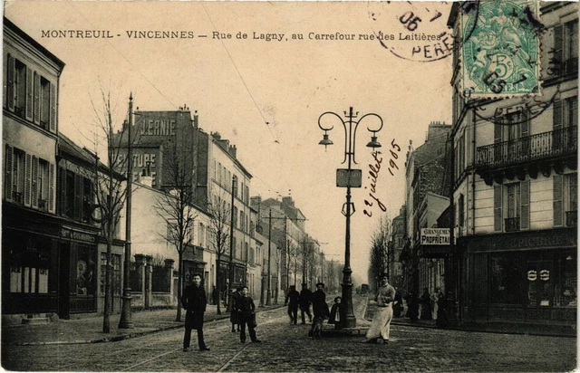 CPA AK VINCENNES Rue de LAGNY at the crossroads rue des Latieres (672280)