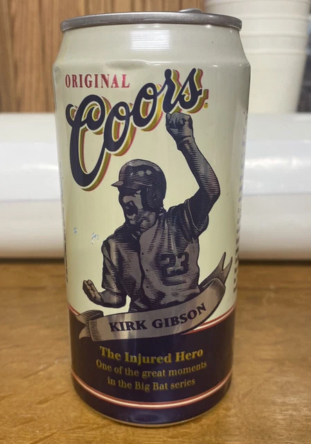 Vintage Coors Kirk Gibson Can