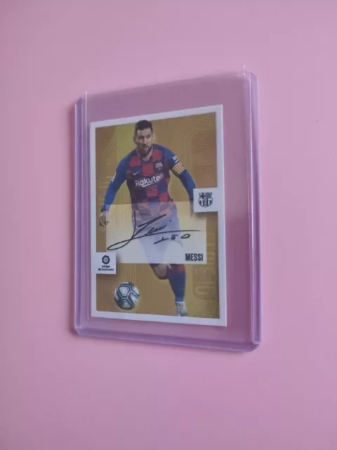 Messi 20 21 Barcelona 2020 2021 Autograph Serie  Oro Nº 16 Barcelona Last Year