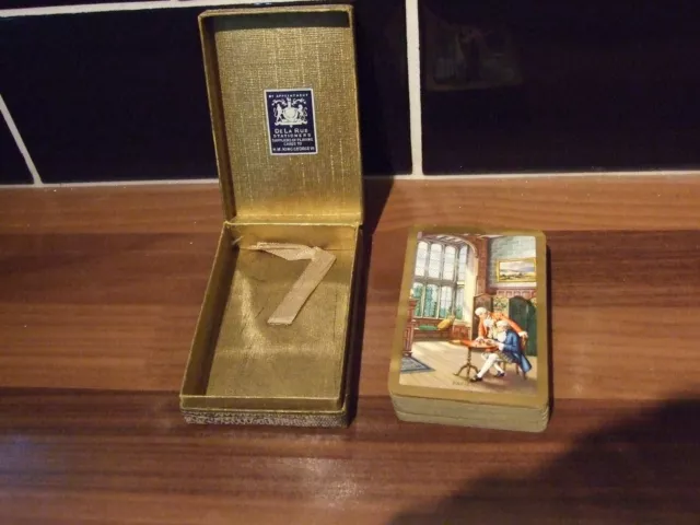 Vintage De La Rue Boxed ‘Pneumatic Playing Cards