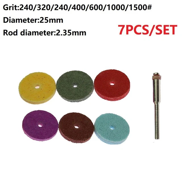 Polissage Roues Disque de Meulage Fibre Abrasif Point Nylon ＋ Plastique Tool
