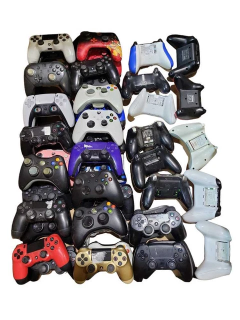 LOT 46X ASSORTED Wireless Game Controllers/ Joysticks For Parts & $129. ...