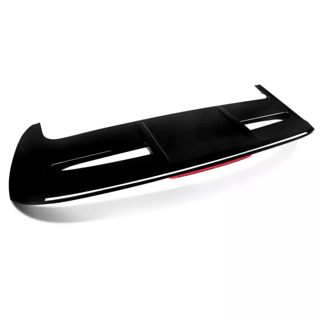 Für Ford Fiesta Mk7 Mk7.5 St Style Hintenmanschette Dachspoiler Glänzend Schwarz 08-19 Oem 2