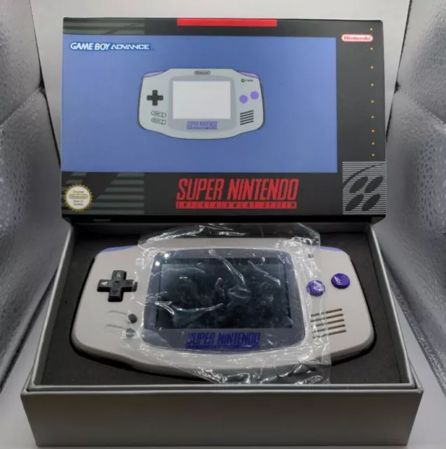 GameBoy Advance GBA IPS V2 Screen SNES Super Nintendo Shell & Custom Display Box