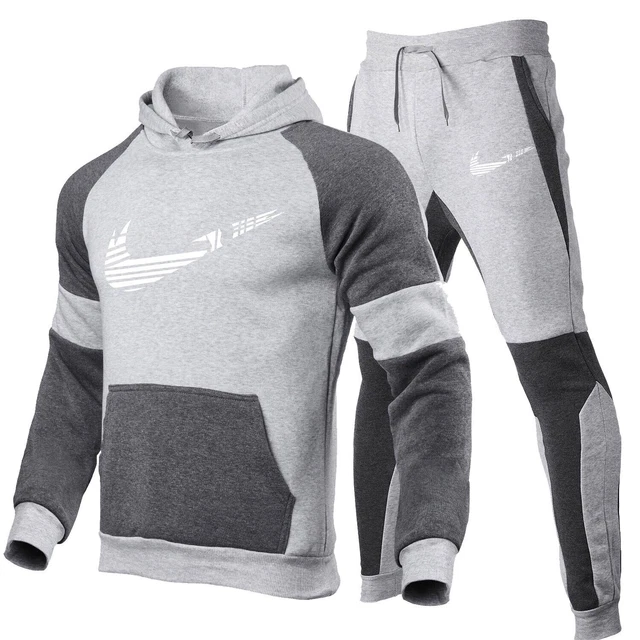 nuova tuta da uomo  felpa con cappuccio pantaloni NIKE 7