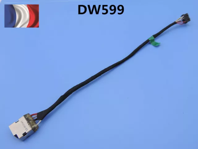 Connecteur alimentation Dc power jack HP Compaq 15-h051nf conector 717371 19cm