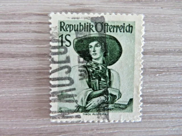 Briefmarken Österreich Volkstrachten 1 Schilling gestempelt