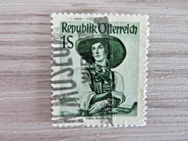 Briefmarken Österreich Volkstrachten 1 Schilling gestempelt