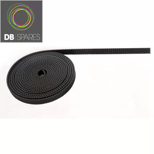 3D Printer GT2 Timing Belt - 2mm Pitch, 6mm Width, Reprap Rostock Mendel Prusa