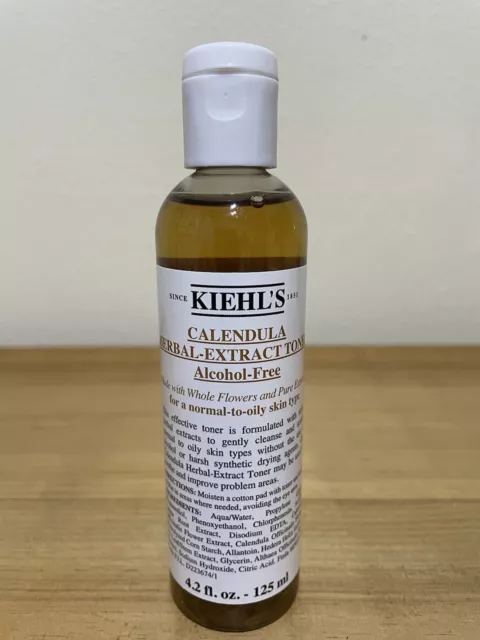 Kiehl's Calendula Herbal Extract Alcohol Free Toner - Small Size 4.2oz (125ml)