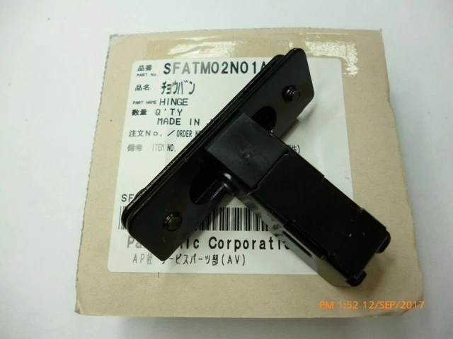 Technics SL 1200 1210 SL1210 Hinge For Lid, Genuine With Screws SFATM02N01A1