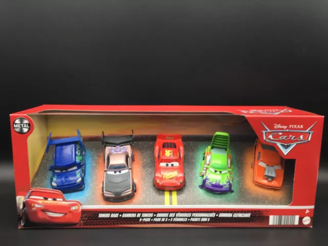 Disney Pixar Cars Tuners Race 5 Pack Box - Wingo Boost DJ Snot Rod Lightning New