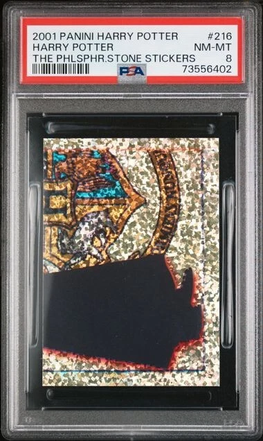Harry Potter 2001 Panini The Philosopher's Stone Stickers PSA 8 #216