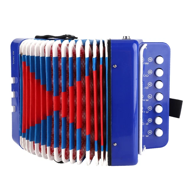 Omabeta Accordéon pour enfants Mini Petit Accordéon Basse Durable pour