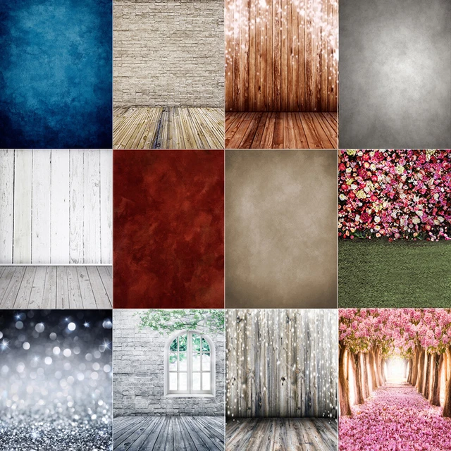 5X7FT VINYL STUDIO Wooden Floor Wall Photography Backdrop Photo