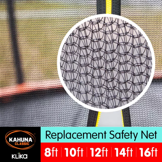 Kahuna  Enclosure Replacement Trampoline Safety Inner Net 8 10 ft 12ft 14ft 16ft