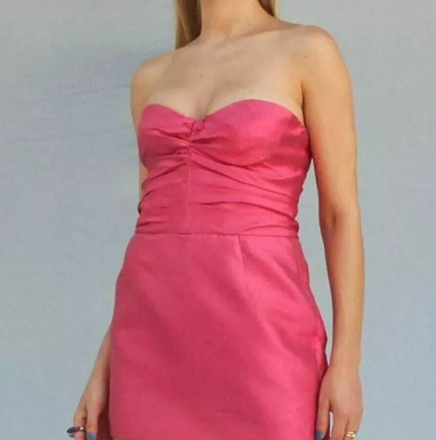 Stunning $1500 DOLCE & GABBANA Silk Bustier dress IT size 46/UK 12-14/US 8-10