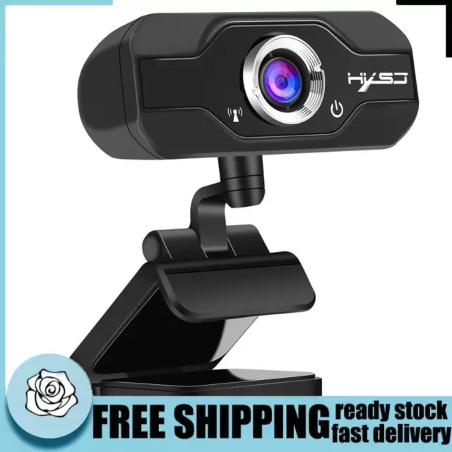 HXSJ S60 1080P 2MP Dual Mic Webcam Video Call Mini Clip Web Camera for Computer