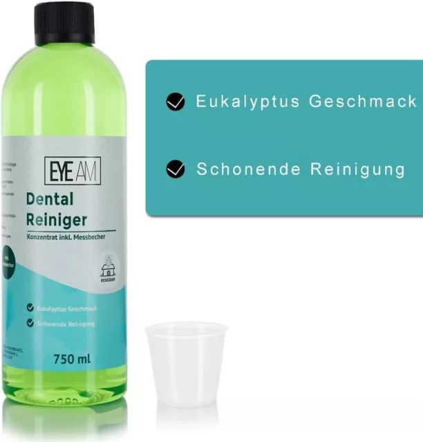 Dental Ultraschallreiniger Konzentrat | Prothesenreiniger, Zahnprothesen (750ml) 3