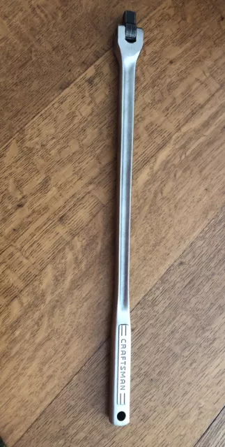 Vintage Craftsman 18" Inch 1/2" Drive Flex Head Breaker Bar VVH 44202 - USA Vintage Craftsman 18" Inch 1/2" Drive Flex Head Breaker Bar VVH 44202 - USA
