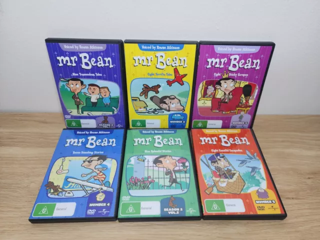 MR BEAN THE Animated Series 6x DVD COMPLETE DVDs PAL Comedy *FREE POST ...