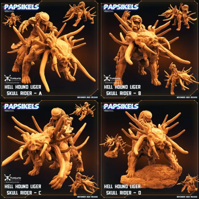 Hell Hound Liger Skull Riders - Papsikels - Alien Vs Predator Fantascienza