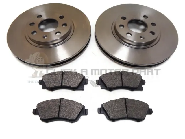 VAUXHALL CORSA C 1.2 16V SXi FRONT 2 BRAKE DISCS & PADS (240MM VENTED CHECK)