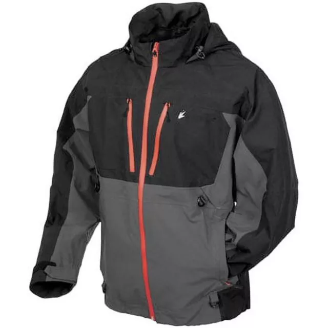 Frogg Toggs Pilot Guide Rain Jacket Black & Charcoal MD PF63160-107MD