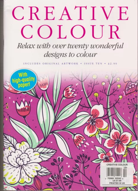 Relax With Art Coloring For Adults Relaxing Designs Issue 6 FREE