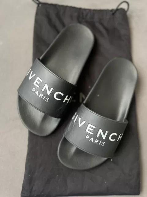 Givenchy Logo Pool Slides Size 35