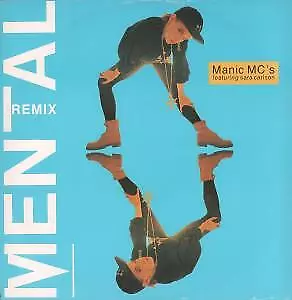 Manic Mc's Mental 12" vinyl UK Rca 1989 paul borg remix b/w blowing pic sleeve