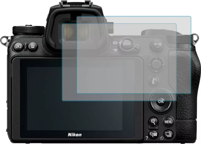 2x CLEAR LCD screen guard protector de pantalla for Nikon Z 6II