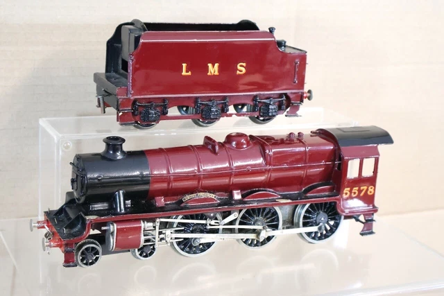 BASSETT LOWKE RE PAINTED LMS 4-6-0 BLACK 5 CLASS LOCO 5578 UNITED PROVINCES oi