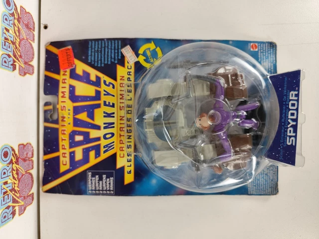Figurine Space Monkeys Mattel 1995 - Captain Simian Avenger - Vintage Jaunie