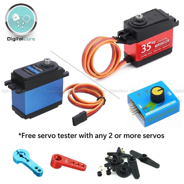 Digital Servo 20kg 35kg High Torque Full Metal Gear Waterproof - RC 1/8 1/10