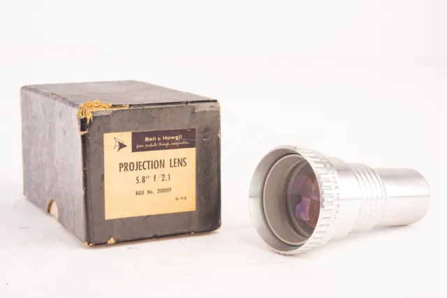 Bell & Howell 16mm Super Proval 2 Inch 50mm f/1.6 Projection Lens in Box V17