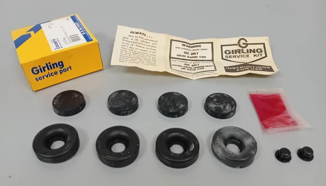 【はこぽす対応商品】 Girling LUCAS NOS GENUINE Front Kit Repair Cylinder Wheel アンティーク雑貨